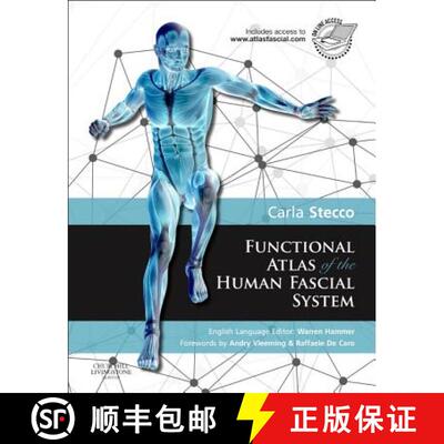 【3-4周达】精装 Functional Atlas of the Human Fascial System [9780702044304]