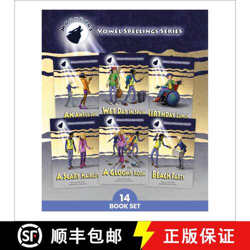 【3-4周达】Phonic Books Moon Dogs Set 3 Vowel Spellings: Decodable Books for Older Readers (Two Spell... [9781783692927]