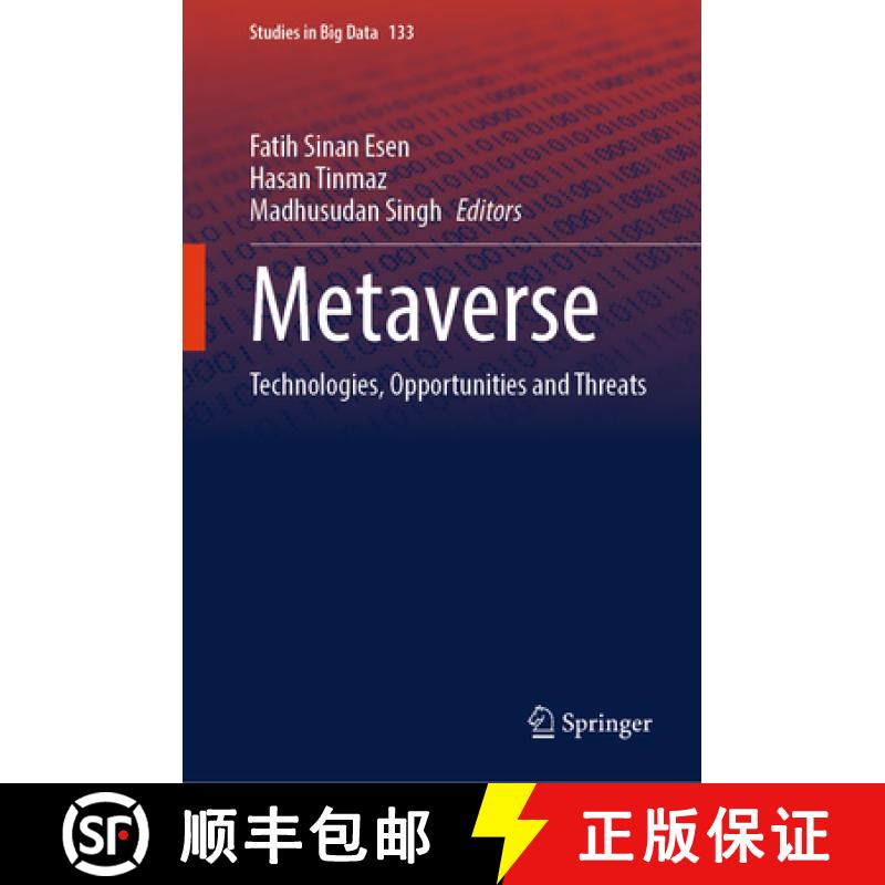 【3-4周达】Metaverse : Technologies, Opportunities and Threats [9789819946402]