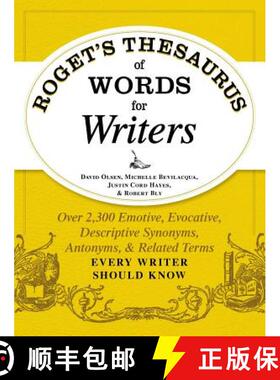 【3-4周达】Roget's Thesaurus of Words for Writers: Over 2,300 Emotive, Evocative, Descriptive Synonym... [9781440573118]