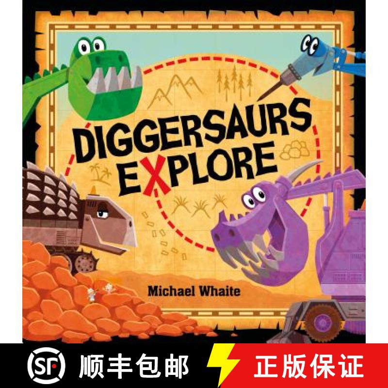 【3-4周达】Diggersaurs Explore! [9780141375519]