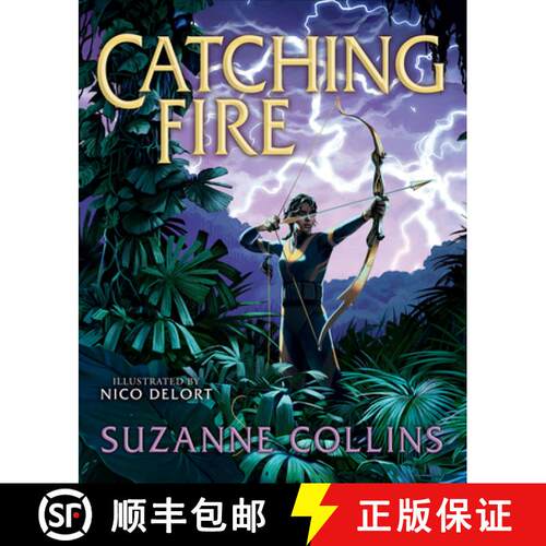 【3-4周达】精装 Catching Fire: Illustrated Edition (the Hunger Games #2): Volume 2 [9781546159544]