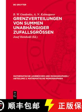预订 Grenzverteilungen Von Summen Unabhängiger Zufallsgrössen [9783112727447]