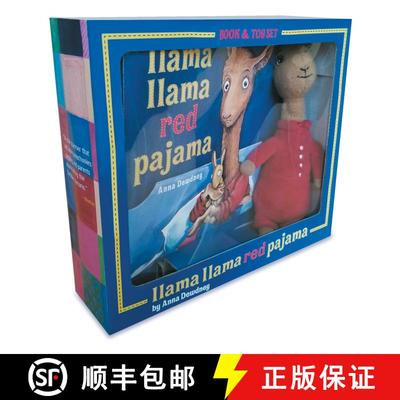 【3-4周达】Llama Llama Red Pajama Book and Plush [With Plush] [9780593114810]