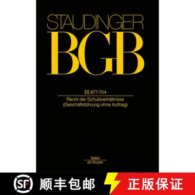 【3-4周达】精装 §§ 677-704: (Geschäftsführung Ohne Auftrag) [9783805911610]