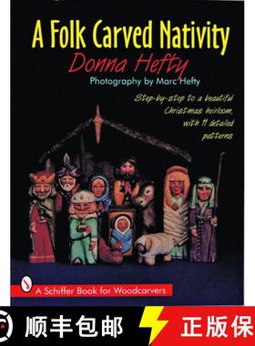 【3-4周达】A Folk Carved Nativity [9780887408816]
