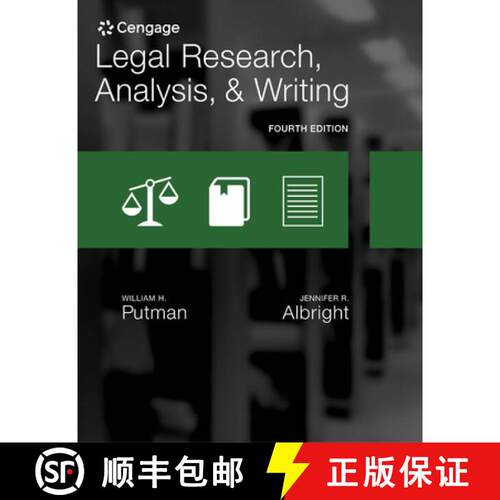 【3-4周达】Legal Research, Analysis, and Writing [9781305948372]
