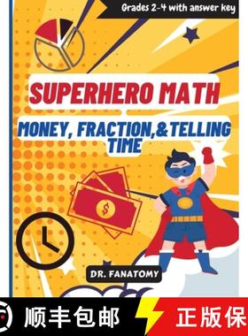 预订 Superhero Math - Money, Fractions, & Telling the Time [9780645454390]