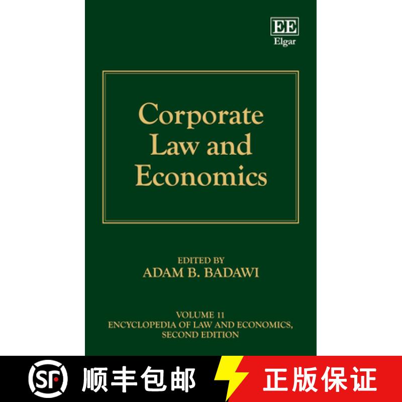 【3-4周达】Corporate Law and Economics [9781847207289]