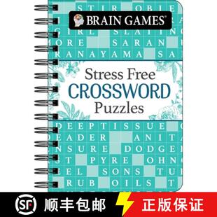 【3-4周达】Brain Games - To Go - Stress Free: Crossword Puzzles (Teal): Volume 2 [9781639388080]