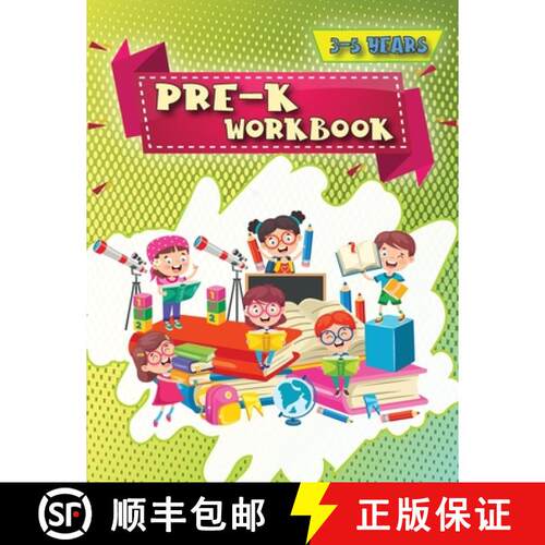 【3-4周达】Pre-K Workbook: Our starting Pre-k workbook for toddlers: pencil control, coloring, mazes,... [9783755105824]