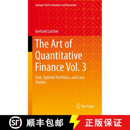 【3-4周达】精装 The Art of Quantitative Finance Vol. 3 : Risk, Optimal Portfolios, and Case Studies [9783031238666]