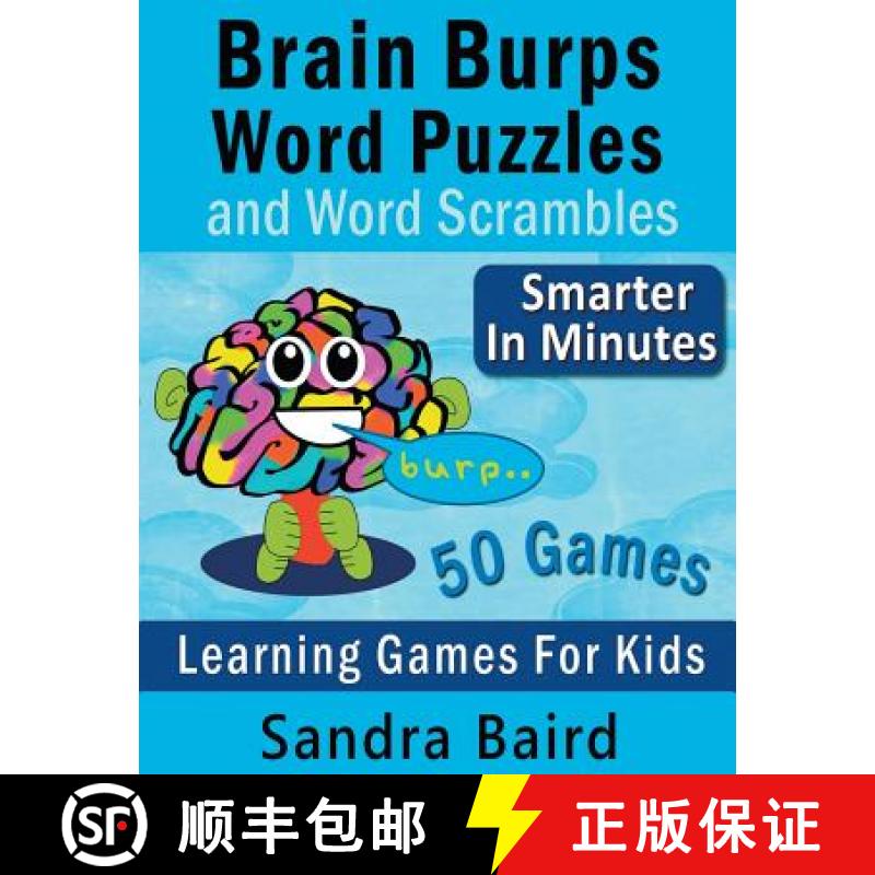 【2-3周达】Brain Burps Word Puzzles and Word Scrambles: Learning Games for Kids [9781681274249]