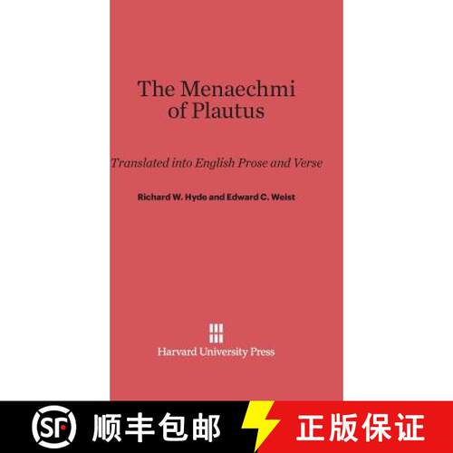 【3-4周达】精装 The Menaechmi of Plautus: Translated Into English Prose and Verse, with a Preface by ... [9780674431478]