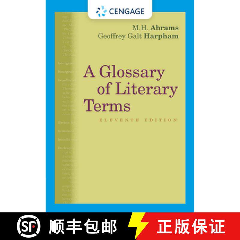 【3-4周达】A Glossary of Literary Terms [9781285465067]