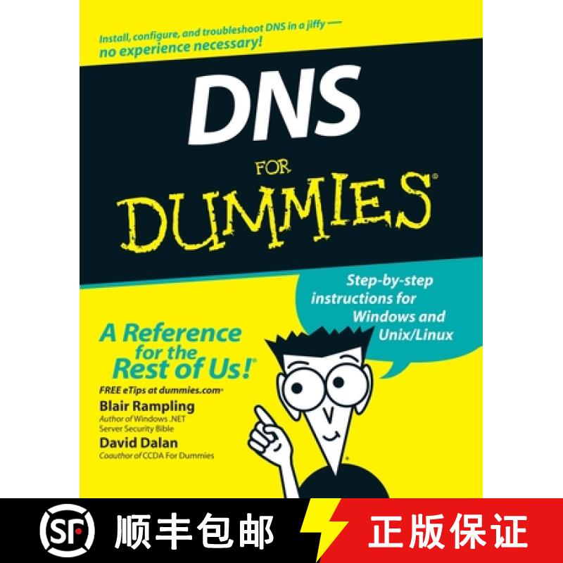 【3-4周达】Dns For Dummies [Wiley计算机] [9780764516832]