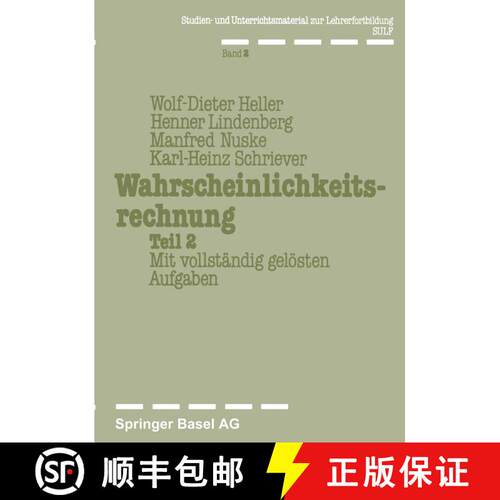 【3-4周达】Wahrscheinlichkeitsrechnung Teil 2 : Mit vollständig gelösten Aufgaben [9783764311070]