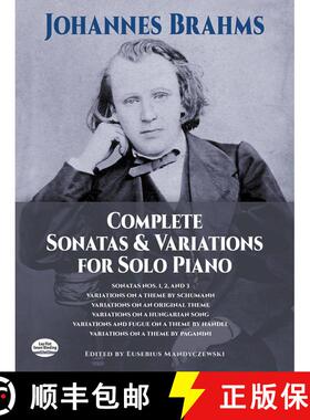 现货 Complete Sonatas and Variations for Solo Piano [9780486226507]