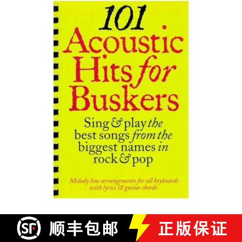 【2-3周达】101 Acoustic Hits For Buskers [9781846094569]