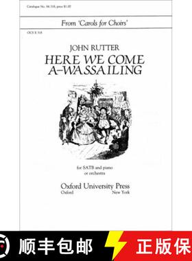 【3-4周达】Here We Come A-Wassailing: Vocal Score (Vocal score) [9780193854475]