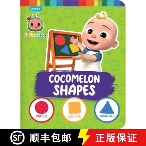 【3-4周达】Cocomelon Shapes [9781665984591]