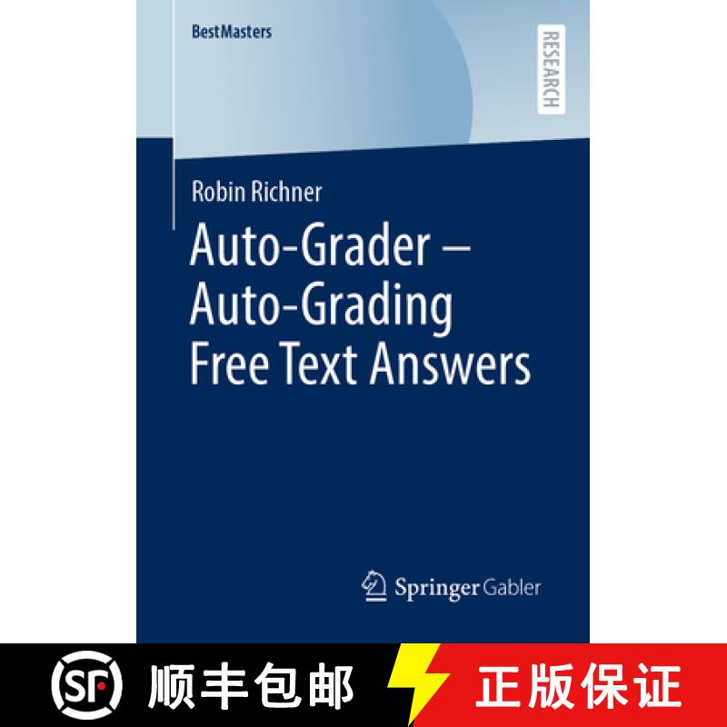 【3-4周达】Auto-Grader - Auto-Grading Free Text Answers [9783658392024]