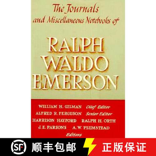 【3-4周达】精装 Ralph Waldo Emerson Journals and Miscellaneous Notebooks of Ralph Waldo Emerson: - 18... [9780674484702]