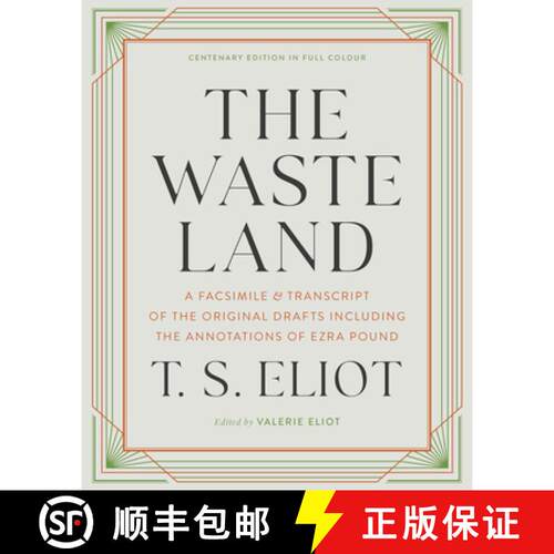 精装 The Waste Land Facsimile: A Facsimile and Transcript of the Original Drafts, Including the Annot... [9781324093008]