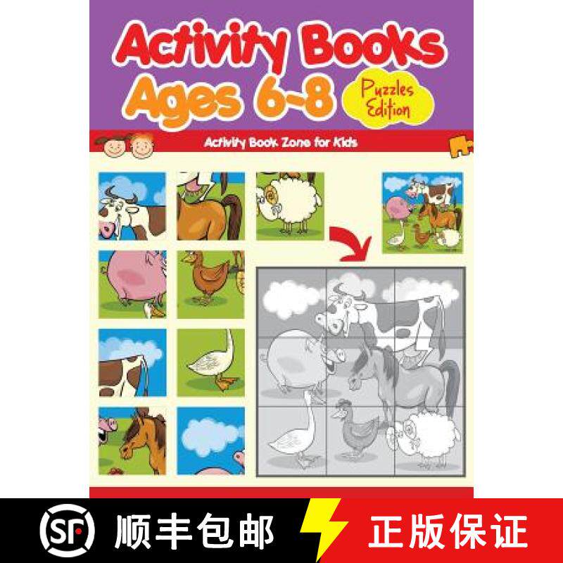 【3-4周达】Activity Books Ages 6-8 Puzzles Edition [9781683762737]