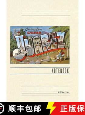 预订 Vintage Lined Notebook Greetings from Ciudad Juarez, Mexico [9798385429127]