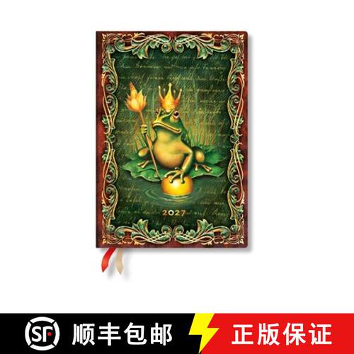 【3-4周达】2027 the Brothers Grimm, Frog Prince MIDI Horizontal Hardcover 12-Month Weekly Planner, 16... [9780349716480]