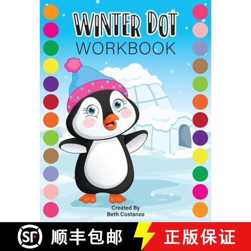 【3-4周达】Dot Markers WINTER Activity Workbook for ages 2-5 [9781088089446]