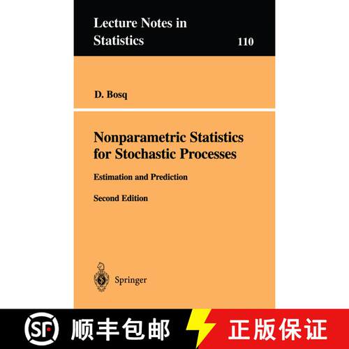 【3-4周达】Nonparametric Statistics for Stochastic Processes: Estimation and Prediction (Second Editi... [9780387985909]