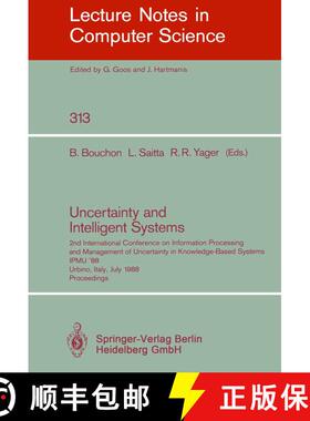 【3-4周达】Uncertainty and Intelligent Systems: 2nd International Conference on Information Processin... [9783540194026]