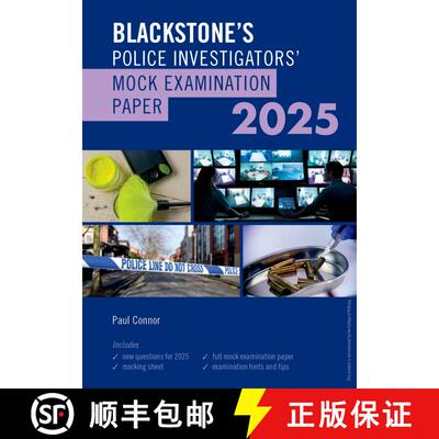 【3-4周达】Blackstone's Police Investigators Mock Exam 2025 [9780198935995]