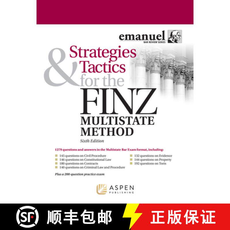 【3-4周达】Strategies & Tactics for the Finz Multistate Method [9781543858532] - 实物图
