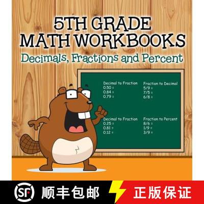 【3-4周达】Fifth Grade Math Workbooks: Decimals, Fractions and Percent [9781682601037]
