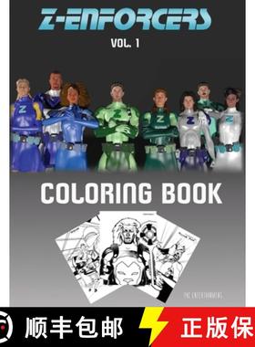 【3-4周达】Z-Enforcers Coloring Book: Vol. 1 [9780578548128]