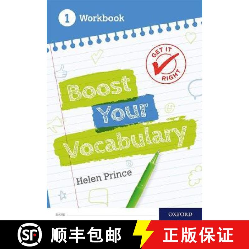 【3-4周达】Get It Right: Boost Your Vocabulary Workbook 1 (Pack of 15) [9781382014205]