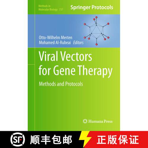 【3-4周达】精装 Viral Vectors for Gene Therapy: Methods and Protocols [9781617790942]