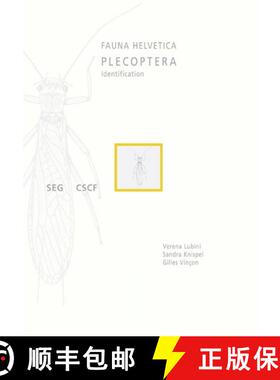 【3-4周达】Fauna Helvetica 27: Plecoptera [French / German] [9782884140409]