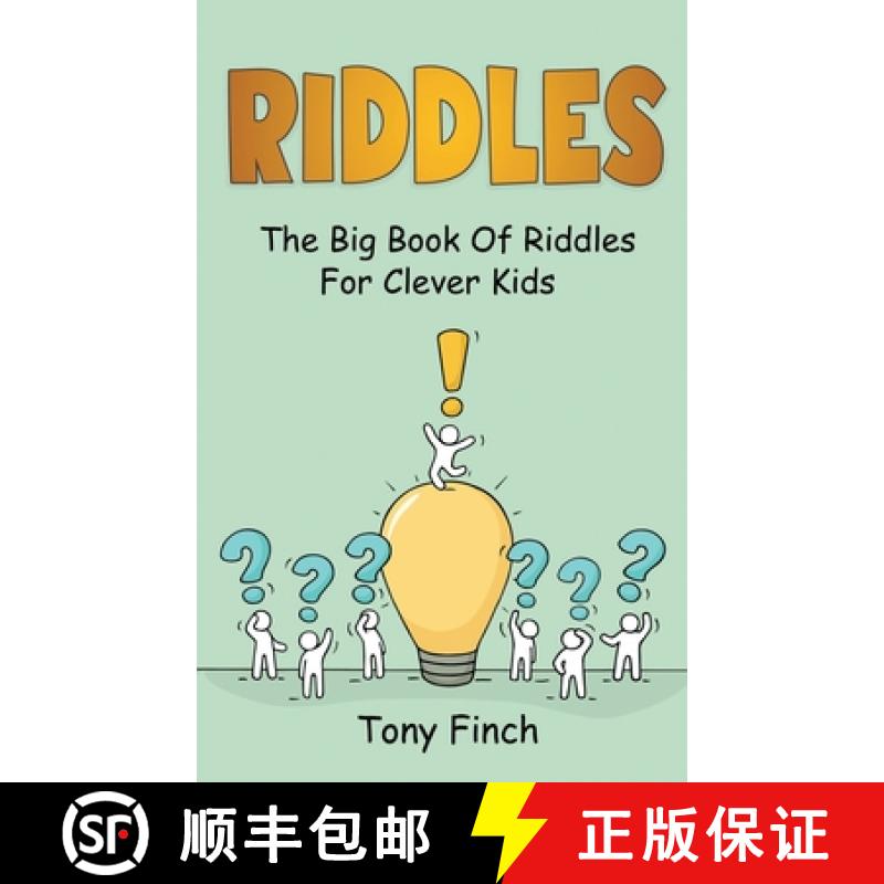 【2-3周达】Riddles: The big book of riddles for clever kids [9781761036125]