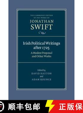 【3-4周达】Irish Political Writings after 1725: A Modest Proposal and Other Works - Irish Political W... [9780521833851]