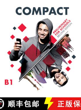 剑桥PET考试 学生包（学生书不带答案带网上练习，练习册不带答案带音频） Compact Preliminary for Schools ... [9781108349093]