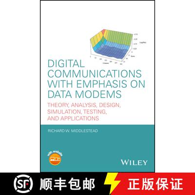 【3-4周达】精装 Digital Communications With Emphasis On Data Modems: Theory, Analysis, Design, Simula... [9780470408520]
