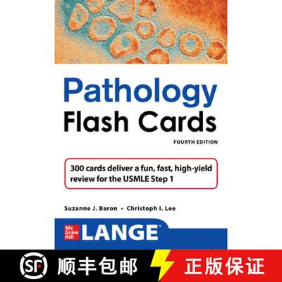 【3-4周达】Lange Pathology Flash Cards, Fourth Edition [9781264777211]