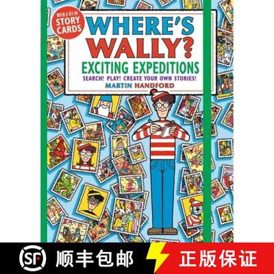 【3-4周达】Where's Wally? Exciting Expeditions : Search! Play! Create Your Own Stories! [9781406385540]