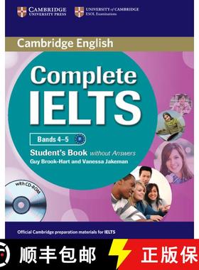 【3-4周达】Complete IELTS Bands 4-5 Workbook without Answers [9781009672153]