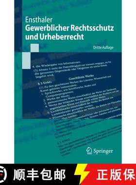 【3-4周达】Gewerblicher Rechtsschutz und Urheberrecht (3., überarb. u. erw. Aufl. 2009) (3., überar... [9783540899969]