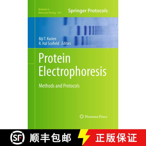 【3-4周达】Protein Electrophoresis : Methods and Protocols (Softcover reprint of the original 1st ed.... [9781493962419]